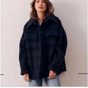BA&SH plaid jacket